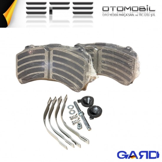 Gard WVA 29244 Mercedes Actross Yeni Model Ön Disk Fren Balatası
