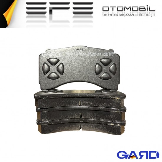 Gard WVA 29244 Mercedes Actross Yeni Model Ön Disk Fren Balatası