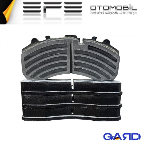 Gard WVA 29087 Mercedes-Man Tga Disk Fren Balatası